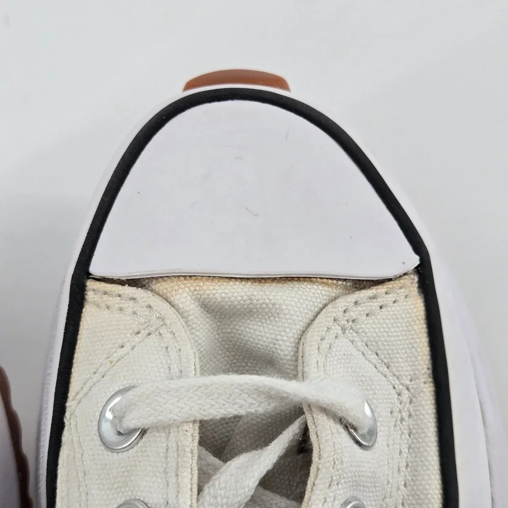 Converse Run Star Hike High Top White Chunky Platform Sneakers Womens 4.5 Mens 3
